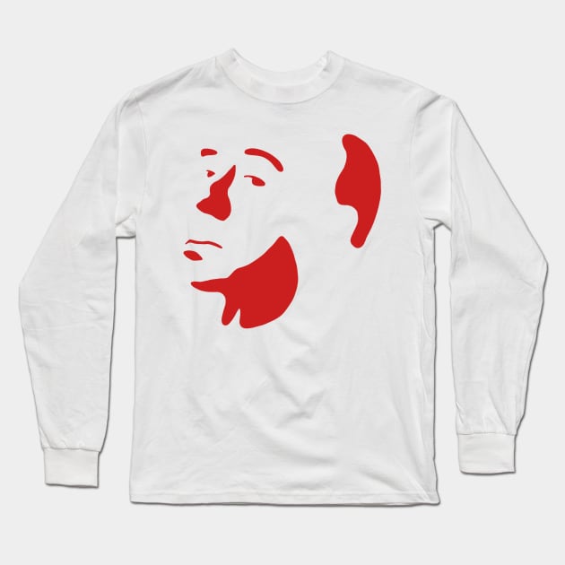 Alfred Hitchcock Fan Art Long Sleeve T-Shirt by isstgeschichte